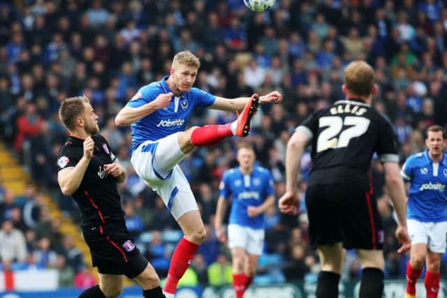 Pompey striker Michael Smith    Picture: Joe Pepler