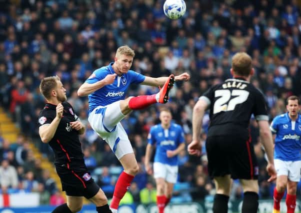 Pompey striker Michael Smith Picture: Joe Pepler