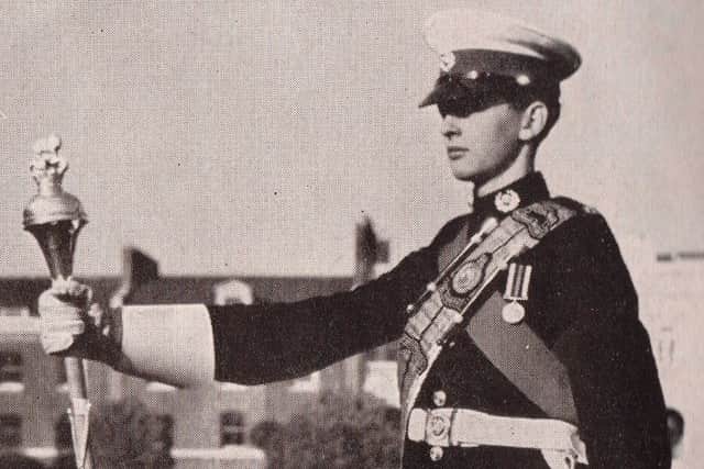 Cadet Drum Major BL Durant in 1961.