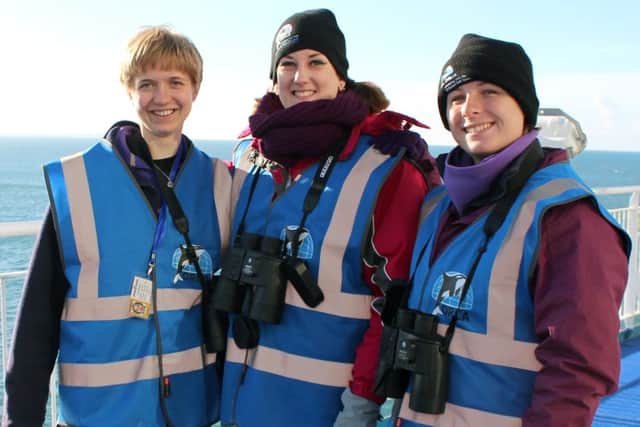 From the left are Yolanda Aze, Lucy McLeod and Ruth Coxon