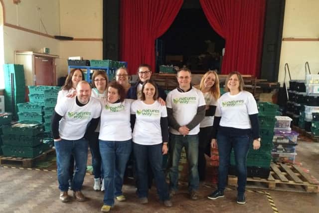 Natures Way Foods team get hands on at Portsmouth Foodbank