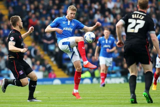 Pompey striker Michael Smith Picture: Joe Pepler