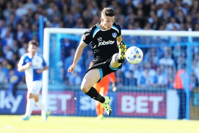Pompey striker Conor Chaplin Picture: Joe Pepler