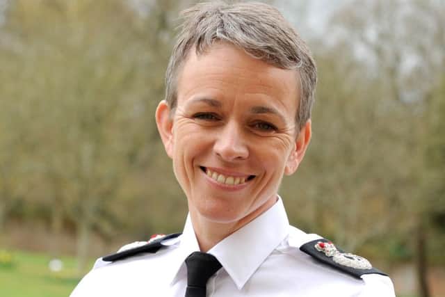 Hampshire police's chief constable Olivia Pinkney.  Picture: Sarah Standing (160563-558)