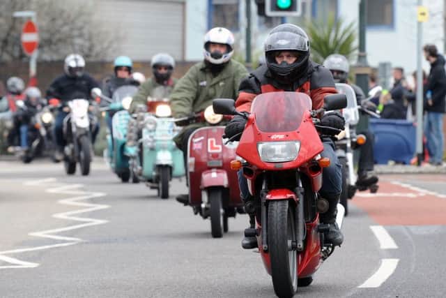 Around 200 bikers attended the funeral of Daniel Stone
Pictures: Sarah Standing (160605-1597)