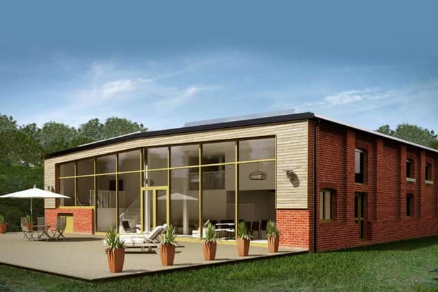 The house that Alan Dawes planned to build in Britannia Way, Gosport on a former cordite magazine