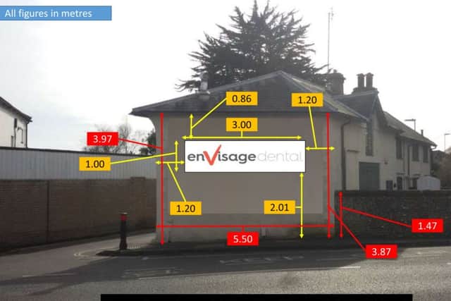 The proposed images submitted to Havant Borough Council for the signs on Havant Road, Emsworth.Some residents are objecting as it is one of the town's oldest buildings