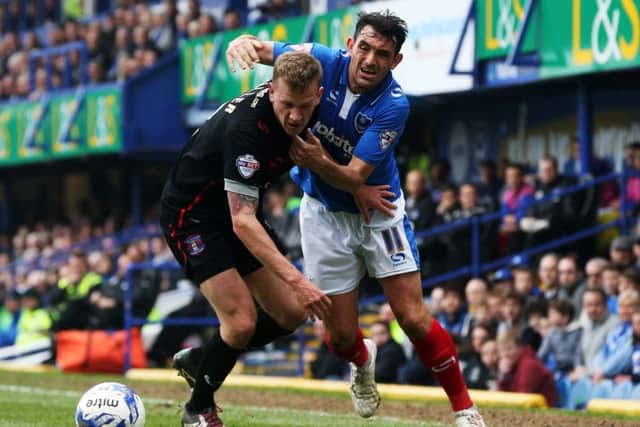 Pompey midfielder Gary Roberts Picture: Joe Pepler
