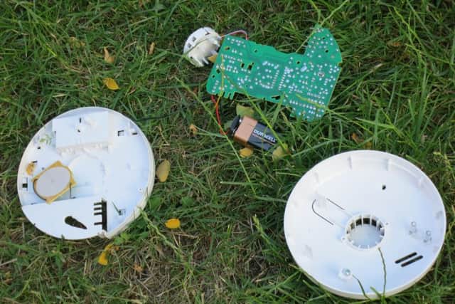 The smoke alarm which had been fitted at Gemma Keefe's home