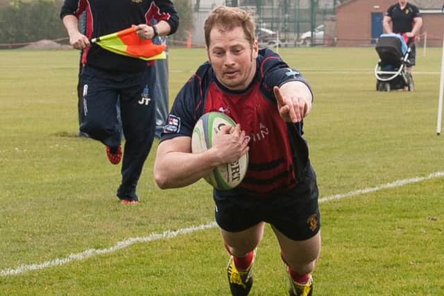 Luke Peters scored for US. Picture: Keith Woodland