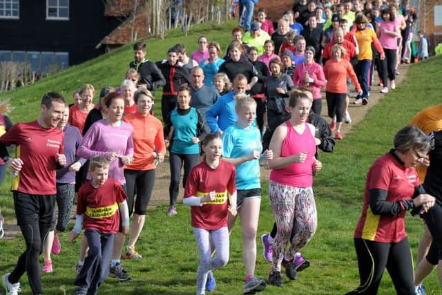 The Fareham parkrun takes place at Cams Hall. Picture: Paul Jacobs