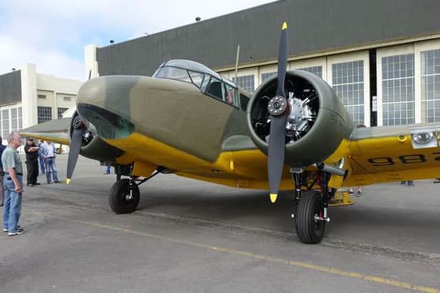 PAINSTAKING The restored 1945 Airspeed Oxford PK296 on display in Christchurch, New Zealand