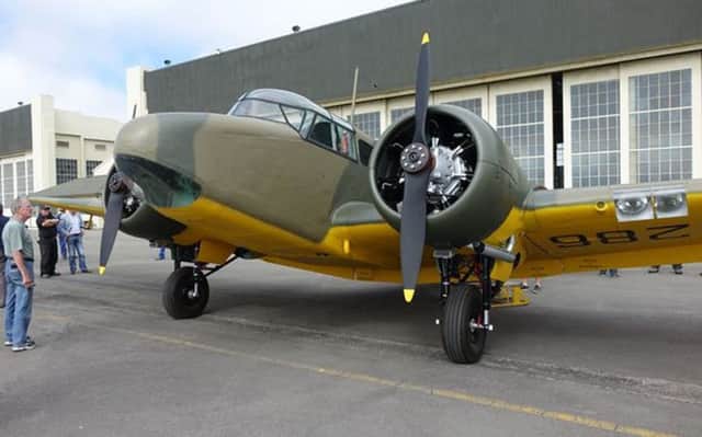 PAINSTAKING The restored 1945 Airspeed Oxford PK296 on display in Christchurch, New Zealand