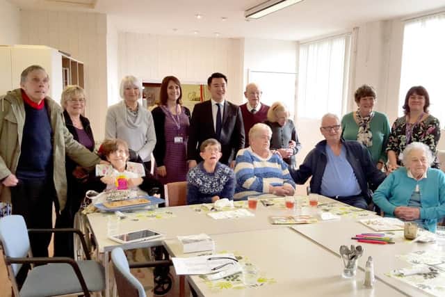 Alan Mak MP with Emsworth Day Out Scheme members