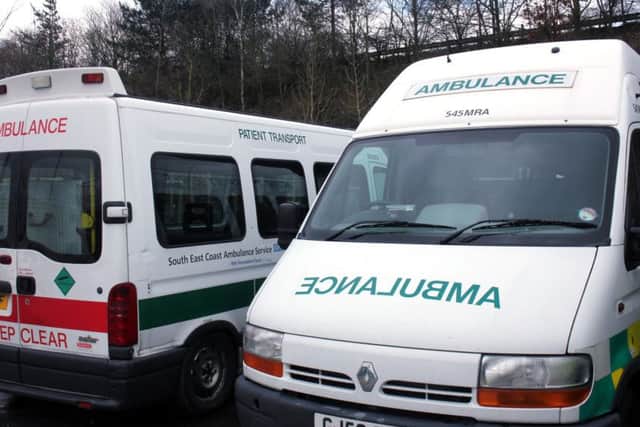 The Patient Transport Service (PTS), previously run by SECAmb (pictured), was taken over by private firm Coperforma in April