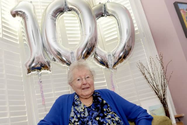 Rose Phillips from Copnor celebrated her 100th birthday this month. Picture: Sarah Standing.