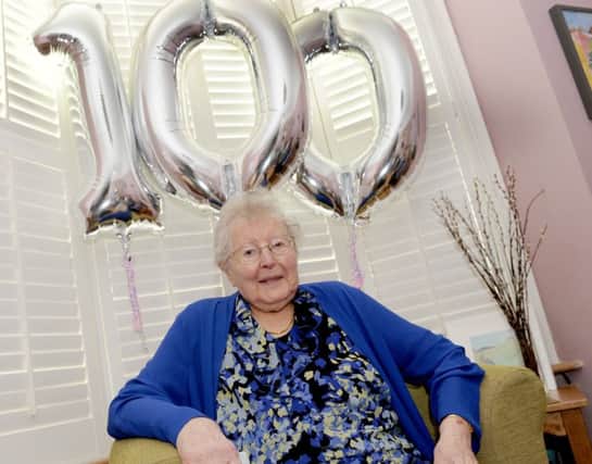 Rose Phillips from Copnor celebrated her 100th birthday this month. Picture: Sarah Standing.