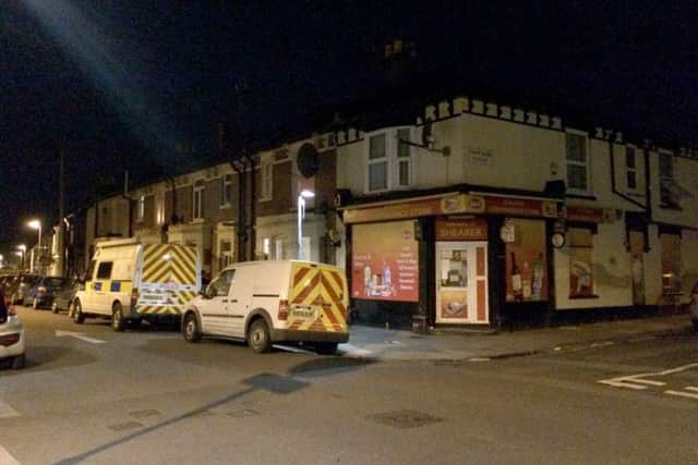 Police have cordoned off a section of Shearer Road, Buckland, after a woman suffered 'life-threatening' injuries during an assault tonight Picture: Kimberley Barber