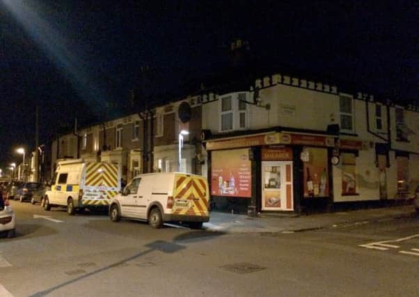 Police have cordoned off a section of Shearer Road, Buckland, after a woman suffered 'life-threatening' injuries during an assault tonight Picture: Kimberley Barber