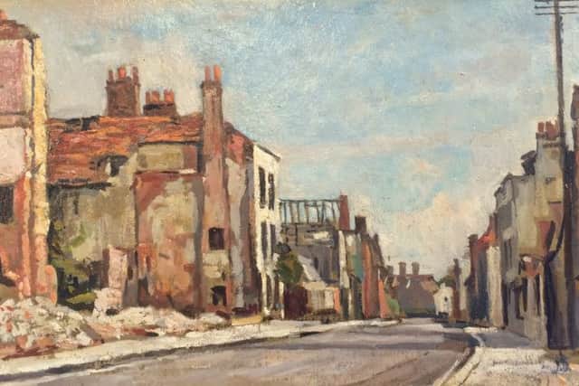 RUBBLE St Thomass Street, Old Portsmouth, 1941