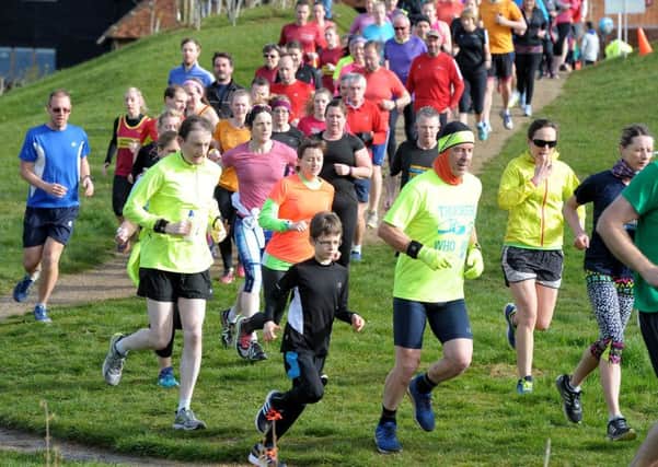 Fareham parkrun is up and running. Picture: Paul Jacobs  (160231-4)