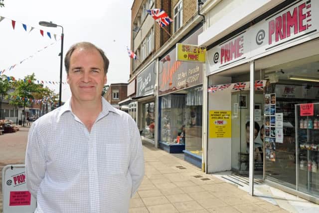 Landlord of Leigh Park shops in Park Parade Mark Smith has criticised plans to axe CCTV