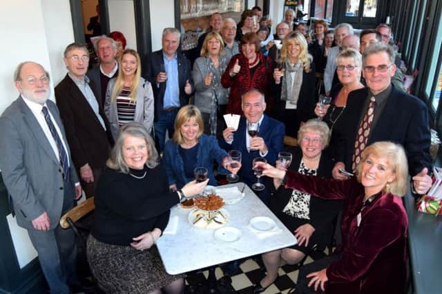 Patrons who helped to support the Take a Seat campaign Picture: Tom Cotterill