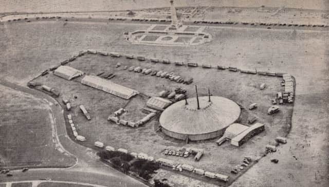 Billy Smarts circus  taking over Southsea common in the summer of 1958.