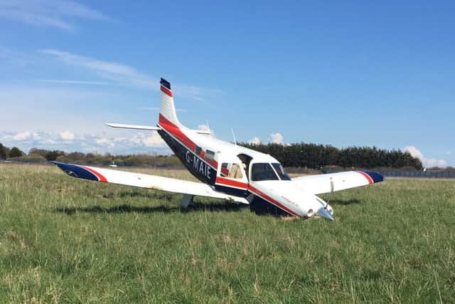 Plane crash at Daedalus airfield in Lee-on-the-Solent on Tuesday, April 12 PPP-160414-091107001