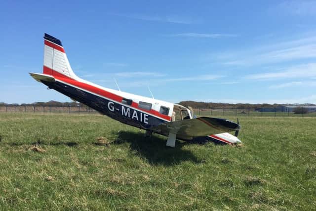 Plane crash at Daedalus airfield in Lee-on-the-Solent on Tuesday, April 12 PPP-160414-091130001