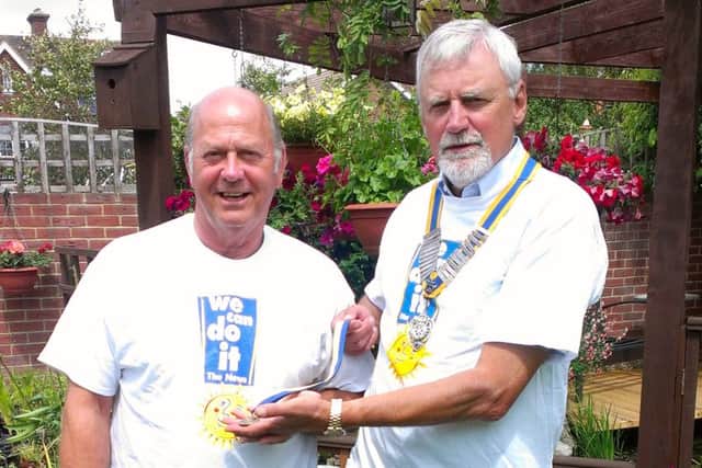 Malcom Dent and Ken Eckersley from the Gosport Rotary Club