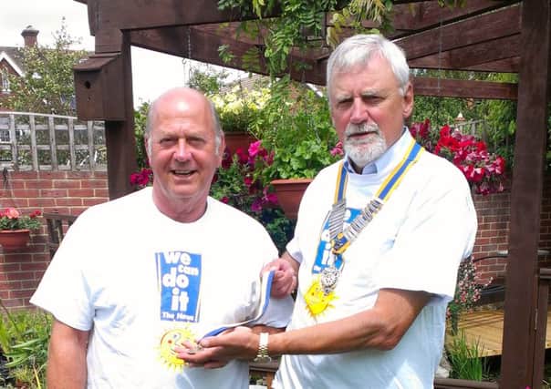 Malcom Dent and Ken Eckersley from the Gosport Rotary Club