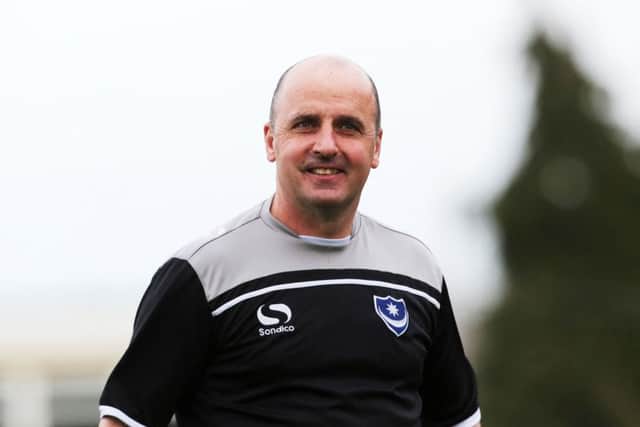 Pompey boss Paul Cook   Picture: Joe Pepler