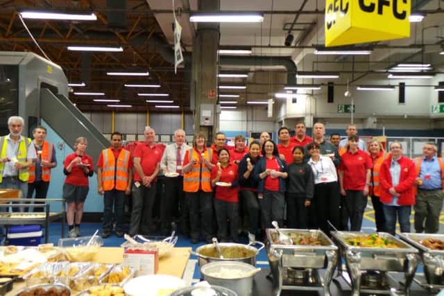 Royal Mail staff in Portsmouth held a gathering to say farewell to the city mail centre