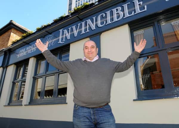 Steve Hudson, who also runs the Shepherd's Crook, Wicor Mill and Milton Arms, has taken over The Invincible on behalf of Enterprise Inns 
Picture: Sarah Standing (160613-2656)