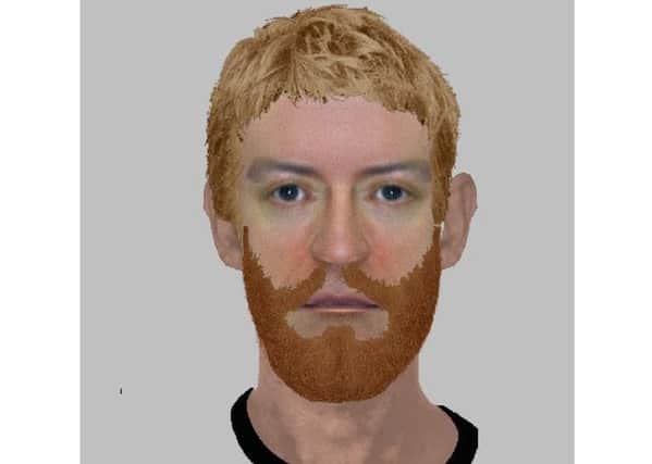 An efit of a man police want to speak to after the hammer attack on a 17-year-old girl in Shearer Road in Buckland, Portsmouth on Monday evening