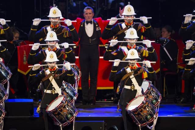 PRIDE The iconic Corps of Drums during the show, conducted by Captain Ian Davis Picture: POA (Phot) Owen Cooban