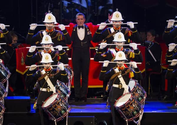PRIDE The iconic Corps of Drums during the show, conducted by Captain Ian Davis Picture: POA (Phot) Owen Cooban