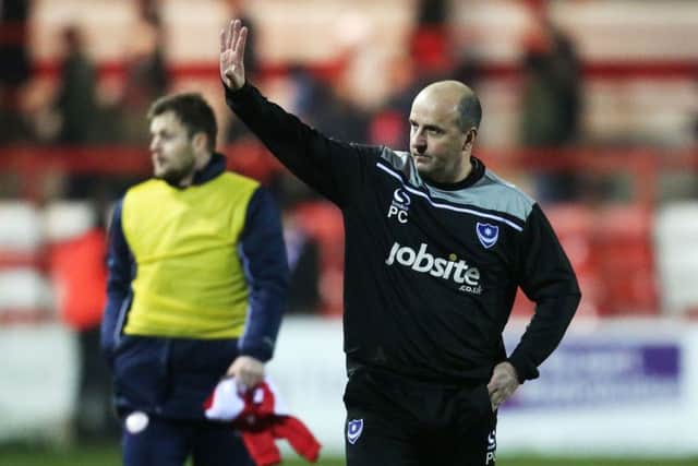 Pompey manager Paul Cook Picture: Joe Pepler
