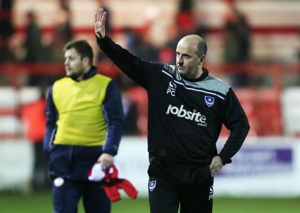 Pompey manager Paul Cook    Picture: Joe Pepler