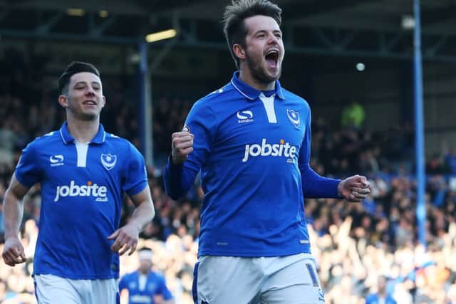 Pompey striker Marc McNulty Picture: Joe Pepler