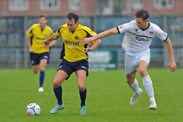 Gosport Borough striker Justin Bennett Picture: Ian Hargreaves