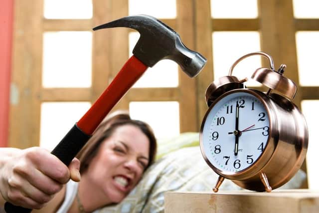 'I dread the sound of my alarm clock'