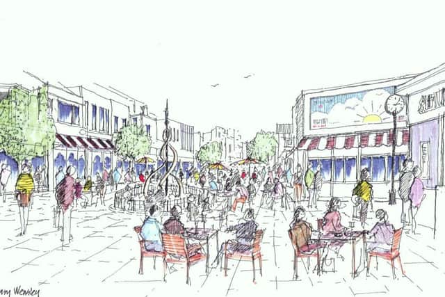 An illustration of how North End Village could look Picture: Gary Wensley