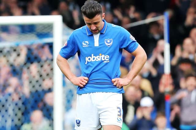 Enda Stevens during Saturday's defeat to Plymouth Picture: Joe Pepler