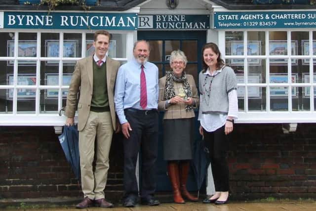 The team at Byrne Runciman, of The Square, Wickham, who were joint overall winners