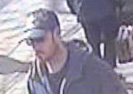 CCTV image released by Hampshire Constabulary investigating the hammer attack on a 17-year-old girl in Shearer Road, Buckland, Portsmouth
