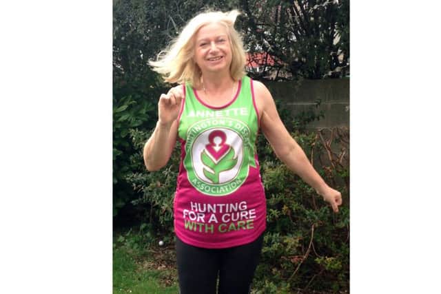 Annette Ablitt, 54, from Drayton, who is running the London marathon in memory of her late partner Craig McConnachie