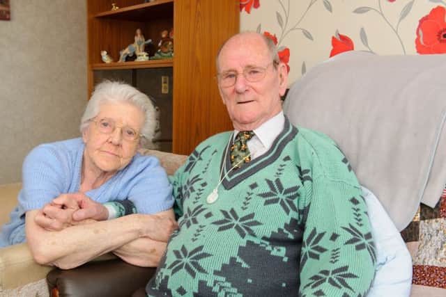 Colin White and his wife Phyllis at home in WaterloovillePicture: Allan Hutchings (060511-995)