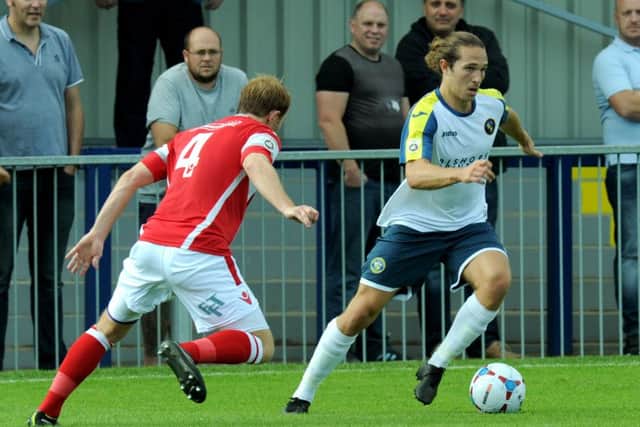 Harry Medway, pictured, laid on the second goal for Jake Thomson. Picture: Paul Jacobs (151615-5)